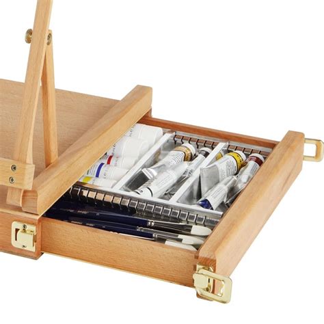 Table Easel & Sketch Box with Metal Lined Drawer